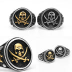 Pirate Skull Ring — Stainless Steel
