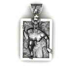 Hip Hop Fashion Stainless Steel Necklace Personality Punk Retro Demon Skull Pendant Necklace For Trendy Men Women