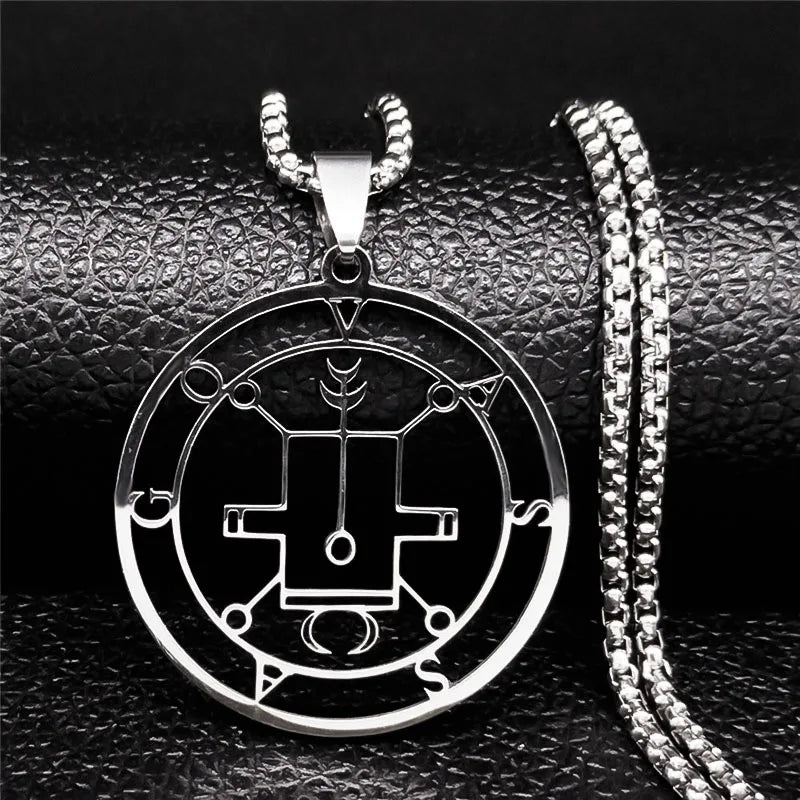 Sigil de Lucifer Baphomet Necklace — SS