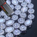 925 Silver VVS Moissanite Tennis Chain Necklace
