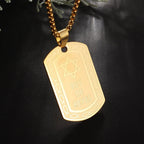 Trendy Mogan David Star Pendant High-Quality Alloy Israel Jewish Star of David Necklace for Men Jewelry
