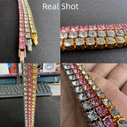 4mm Tennis Chain Necklace & Bracelet Set — Two-Tone