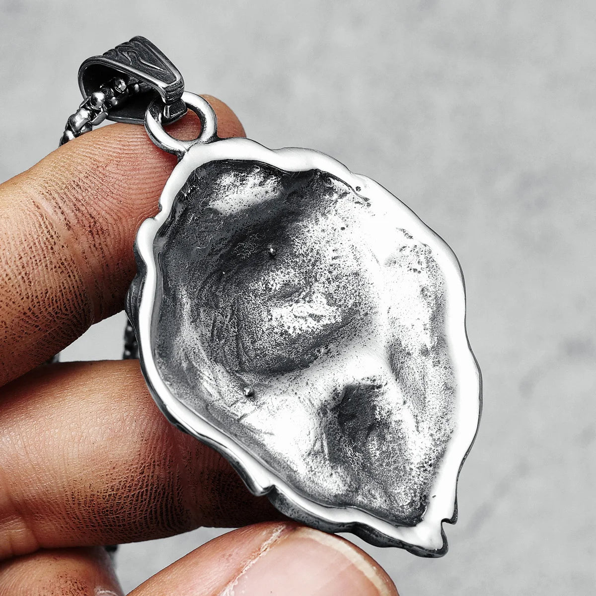 Wild Lion King Pendant Necklace — Stainless Steel
