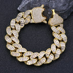 Iced Out Cuban Necklace Stainless Steel 18MM