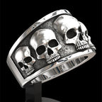 Skull Ring — Gothic Punk Alloy