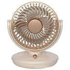 Desktop Rechargeable Fan Small Portable Air Conditioning Appliances Auto Rotation Ventilador 3-speed Wind Silent for