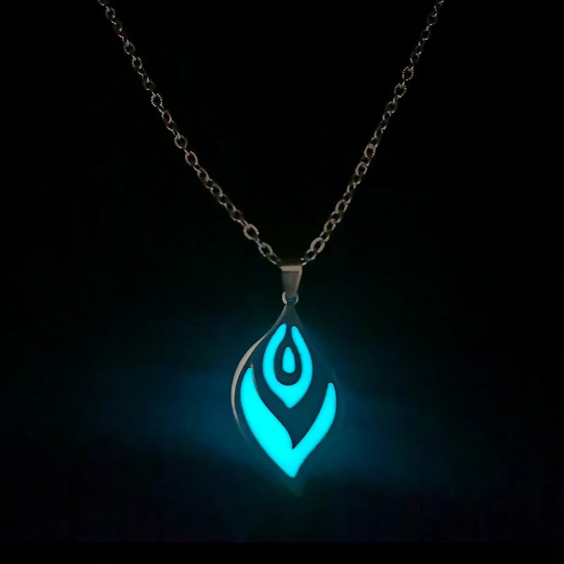 Luminous Heart Pendant Necklace — Stainless Steel