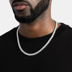 Tennis Chain Necklace Stainless Steel 6MM Water Drop
