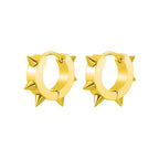Rivet Clip Earring — Gold Stainless Steel