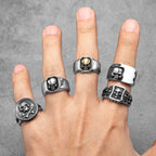 Viking Pirate Skull Ring — Stainless Steel