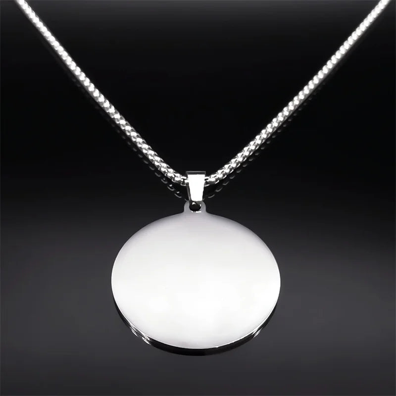 Egypt Scarab Eye of Ra Horus Necklaces for Women Men Stainless Steel Silver Color Protection Necklace Jewelry collares