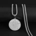 Witchcraft Pentagram Pendant Necklace — Stainless Steel