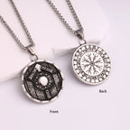 Viking Dragon Stainless Steel Pendant Necklace