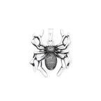 Spider Pendant Necklace — Stainless Steel