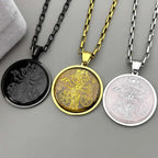 Moon Goddess Pendant Necklace — Stainless Steel