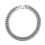 Stainless Steel Men's Bracelet Hip Hop Cuban Chain Titanium Steel Bracelet Simple Jewelry Fashion Hand Jewelry