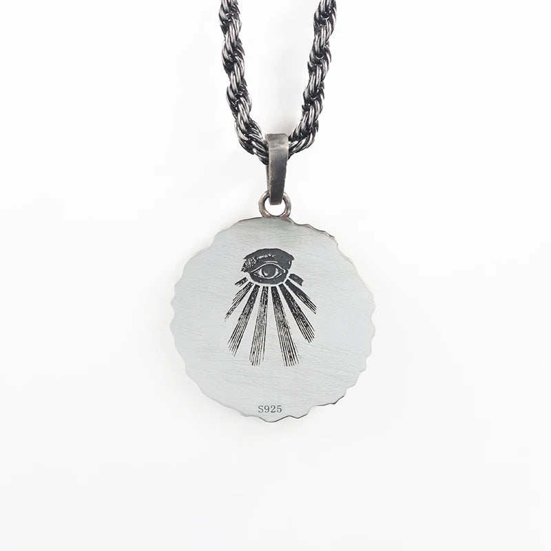 Demon Eyes Pendant Necklace — 925 Silver