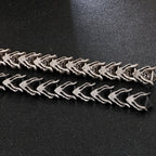 Cool Matte 316L Stainless Steel Men Bracelet for Man 17MM Width Keel Chain Bracelets Male Men's Male Jewelry 3 Sizes