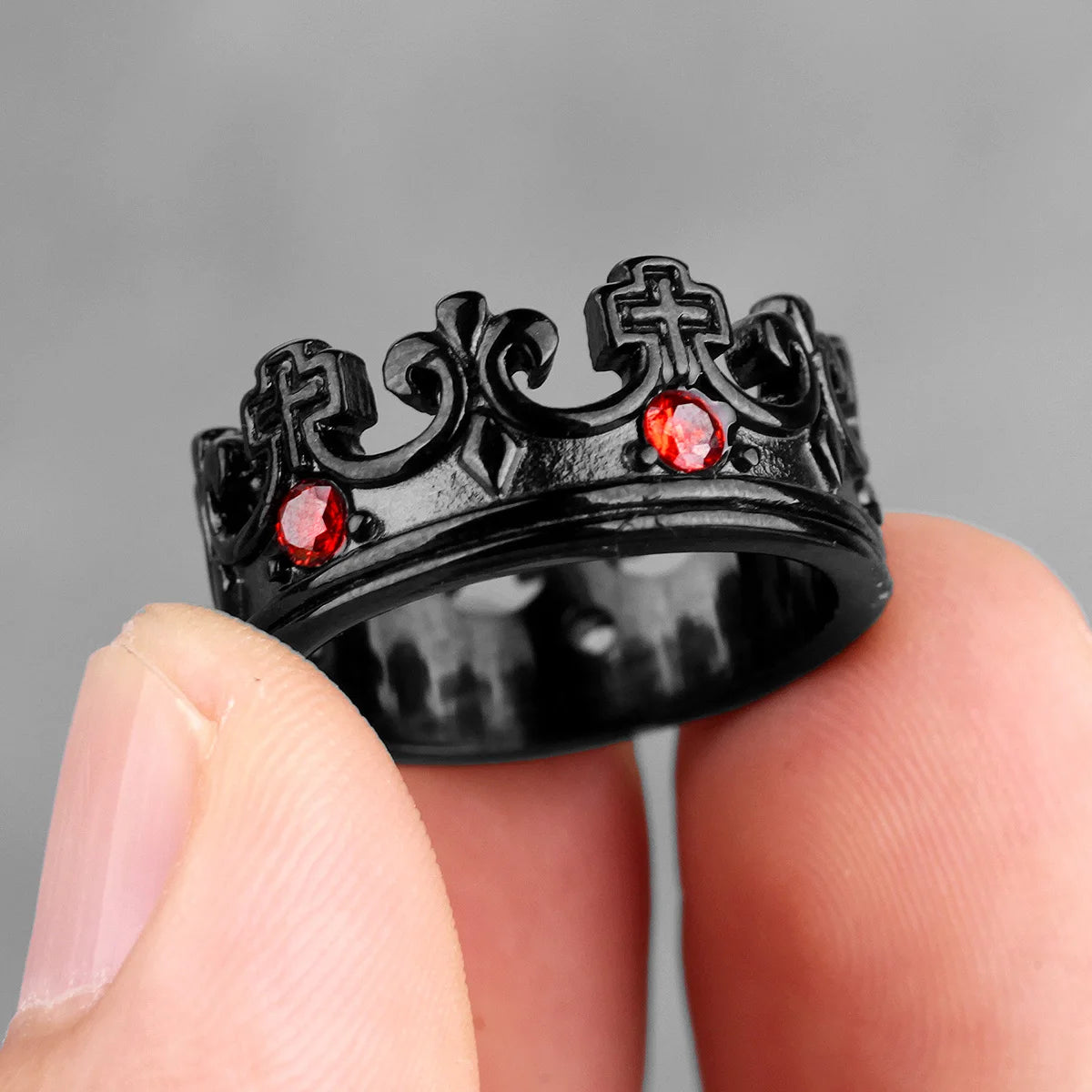 Crown Ring — Stainless Steel