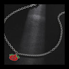 Ghost Pumpkin Pendant Necklace — Stainless