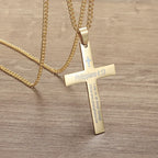 Vintage Christian Ice Crystal Jesus Head Pendant Necklace for Men and Women Cross Catholic Amulet Jewelry
