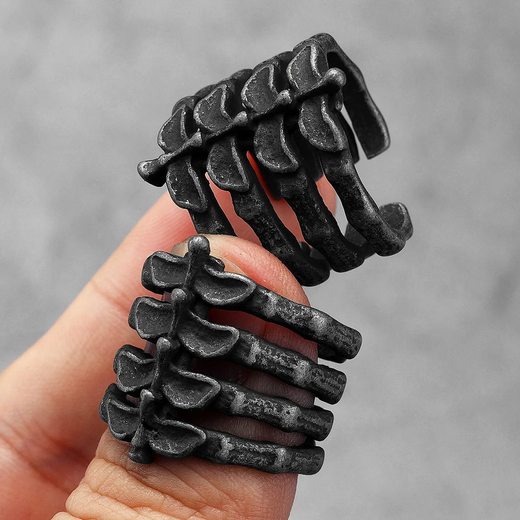 Spine Ring — Stainless Steel