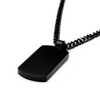 Lord's Prayer Bible Verse Jesus Cross Necklace — Stainless Steel