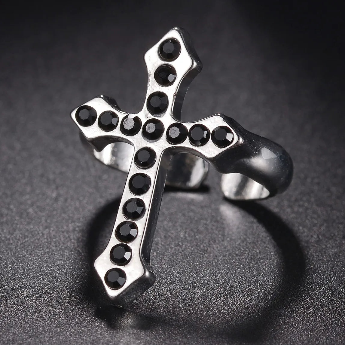 Vintage Cross Gold Ring