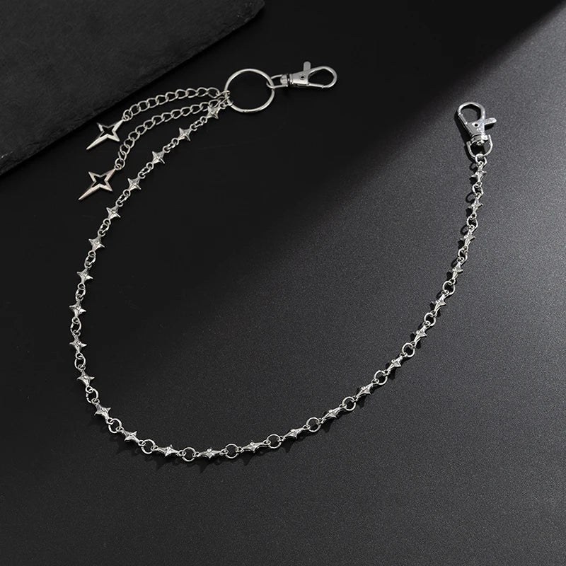 Vintage Gothic Jeans Chain Keychain — Waist Belt Pants Chain