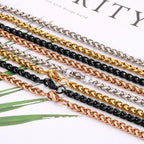 Rope Steel Pendant 304l Twist Punk 3mm-6mm
