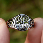 Viking Odin Trinity Celtic Knot Ring — Stainless Steel