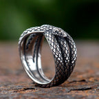 2024 New Good Detail Men's Punk Rock FASHION Ring With 3D Snake Gothic Style 316L Stainless Steel Biker Anel Movie