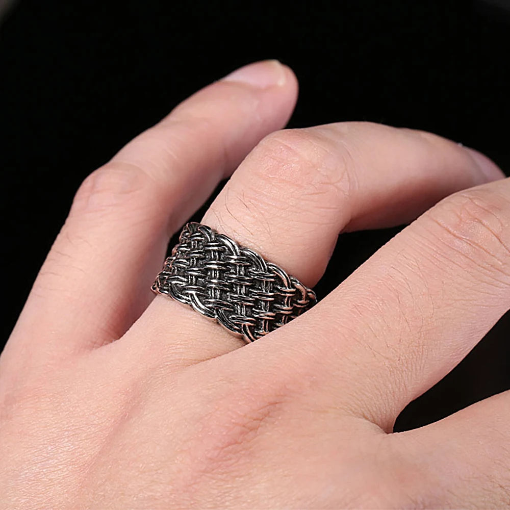 Viking Celtic Knot Band Ring — Stainless Steel