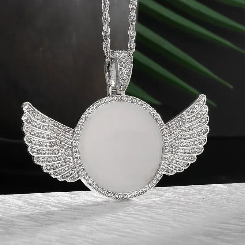 Shiny Ice Crystal Zircon Christian Cross Pendant Men and Women Hip Hop Trend Jewelry Catholic Amulet Necklace