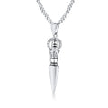 Tibetan Vajra Dagger Pendant Necklace — Stainless Steel