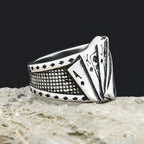 Poker Card Steel Ring Vintage Biker Playing Finger