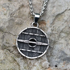 Viking Vegvisir Stainless Steel Pendant Necklace