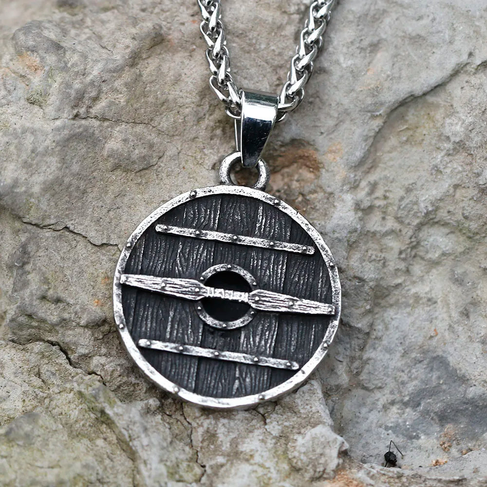 Viking Vegvisir Stainless Steel Pendant Necklace