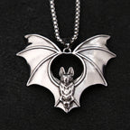 Bat Pendant Necklace — Stainless Steel