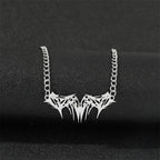Spider Stainless Steel Pendant Necklace