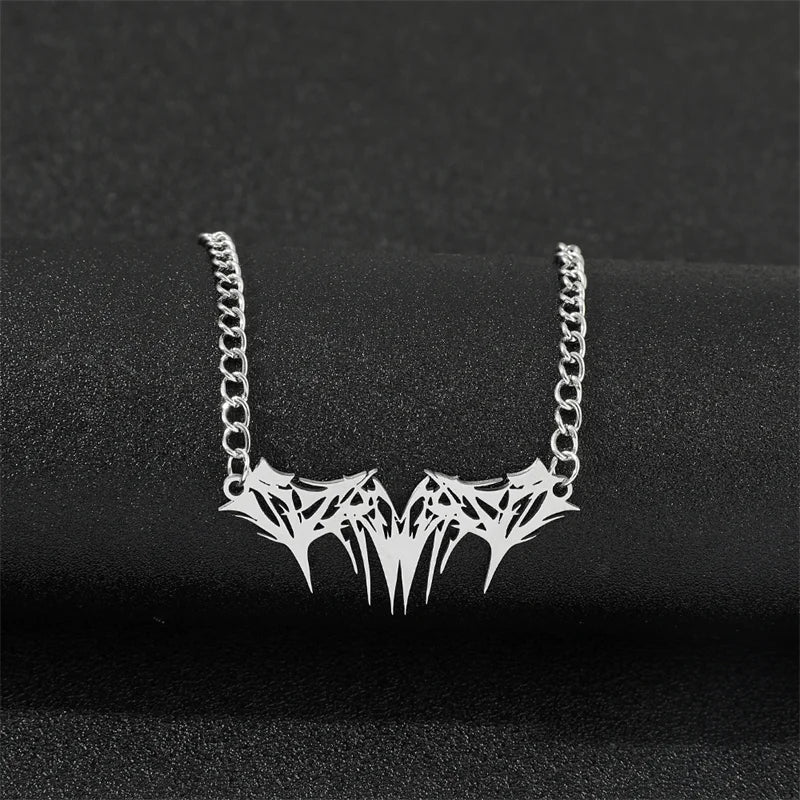 Spider Stainless Steel Pendant Necklace