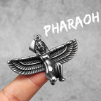 Eagle Wings Pharaoh Pendant Necklace Stainless Steel