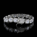 Iced Out Tennis Bracelet Stainless Steel 10/12MM