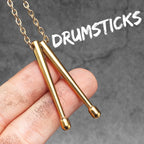 Guitar Tape Pendant Necklace Stainless Steel
