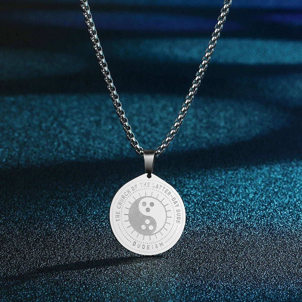 CHENGXUN Dainty Chef Knife Pendant Necklace for Women Men Steel Knife Charm Neck Chain Male Talisman Amulet Protection Jewelry