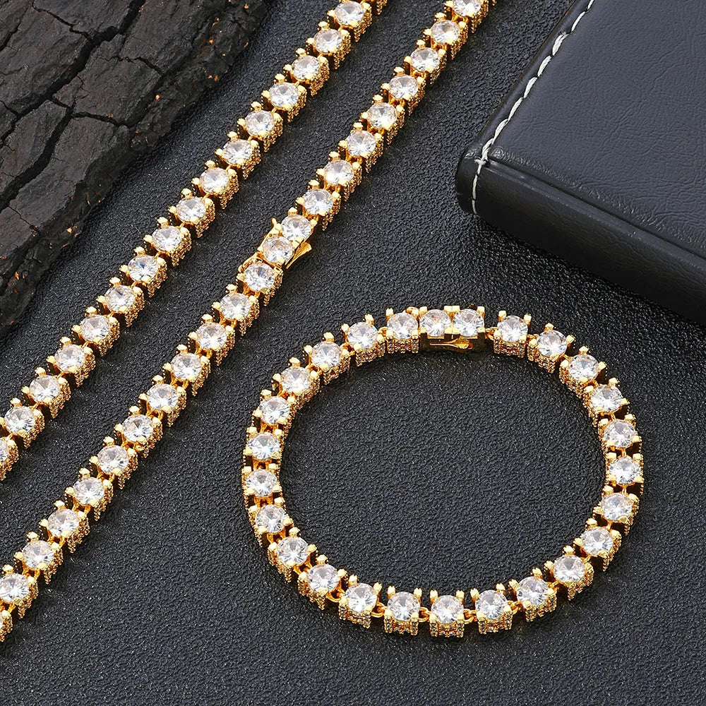 Tennis Bracelet Stainless Steel 6MM Iced Out
