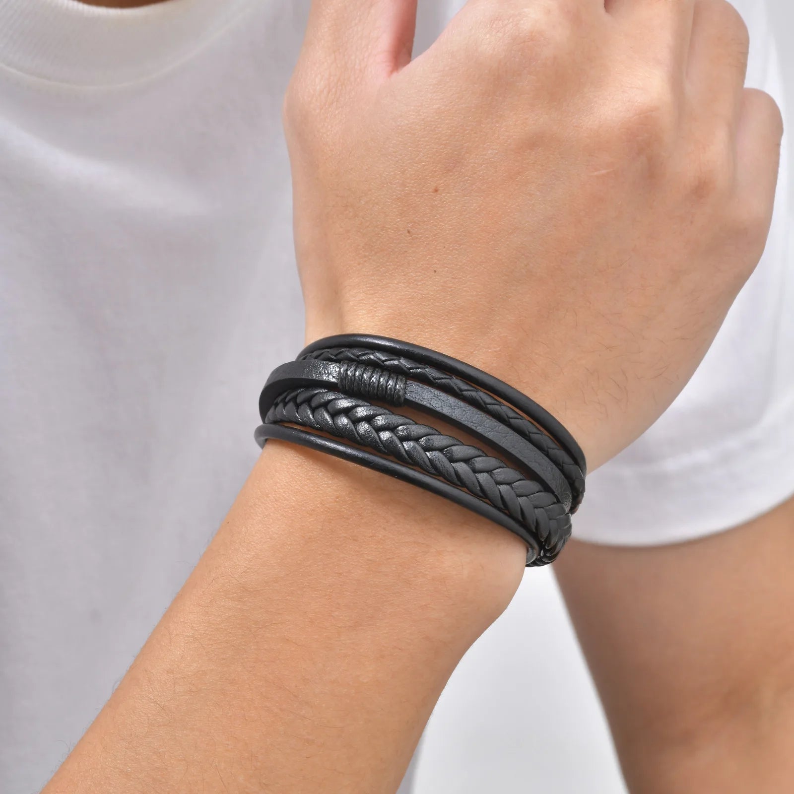 Braided Leather Bracelet