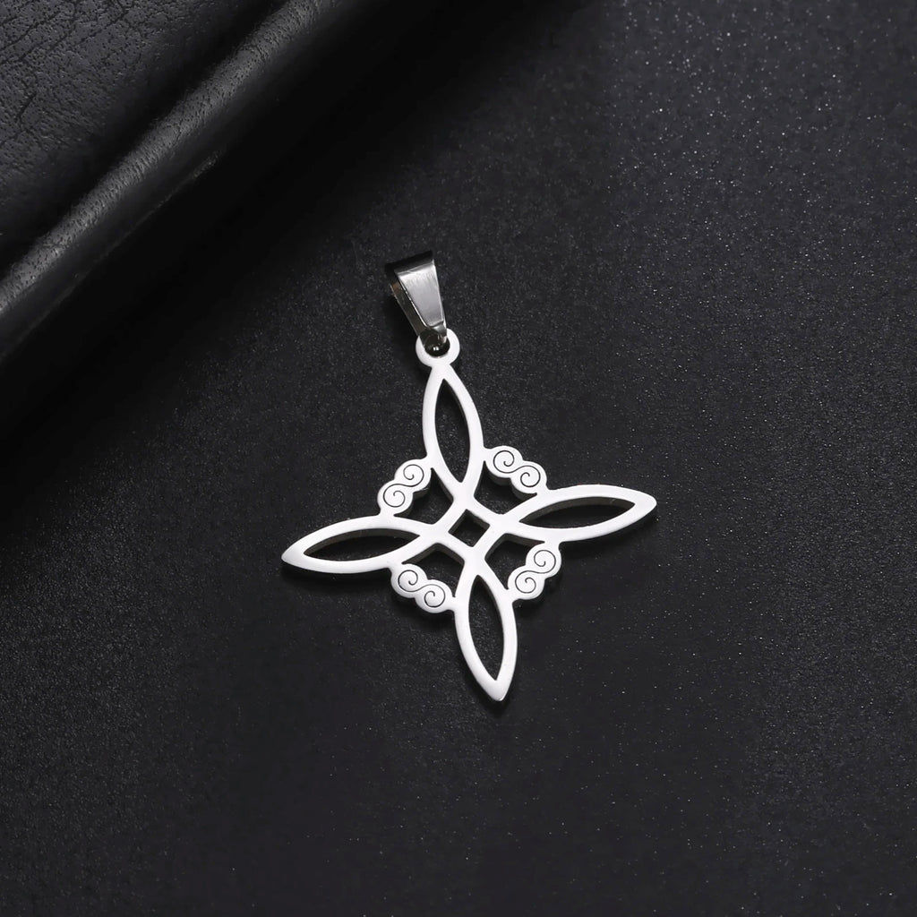 Celtic Stainless Steel Pendant Necklace