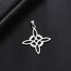Celtic Stainless Steel Pendant Necklace