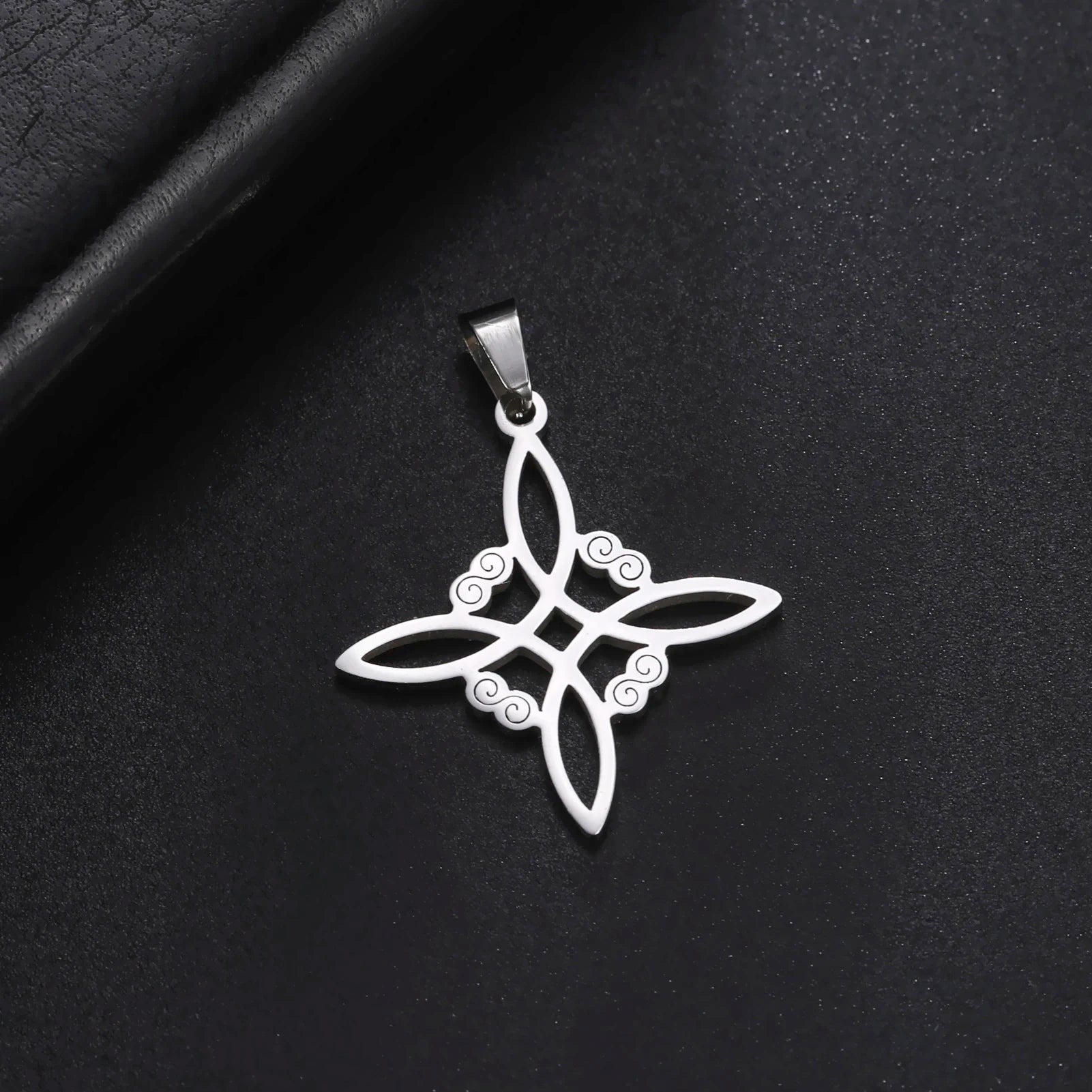 Celtic Stainless Steel Pendant Necklace
